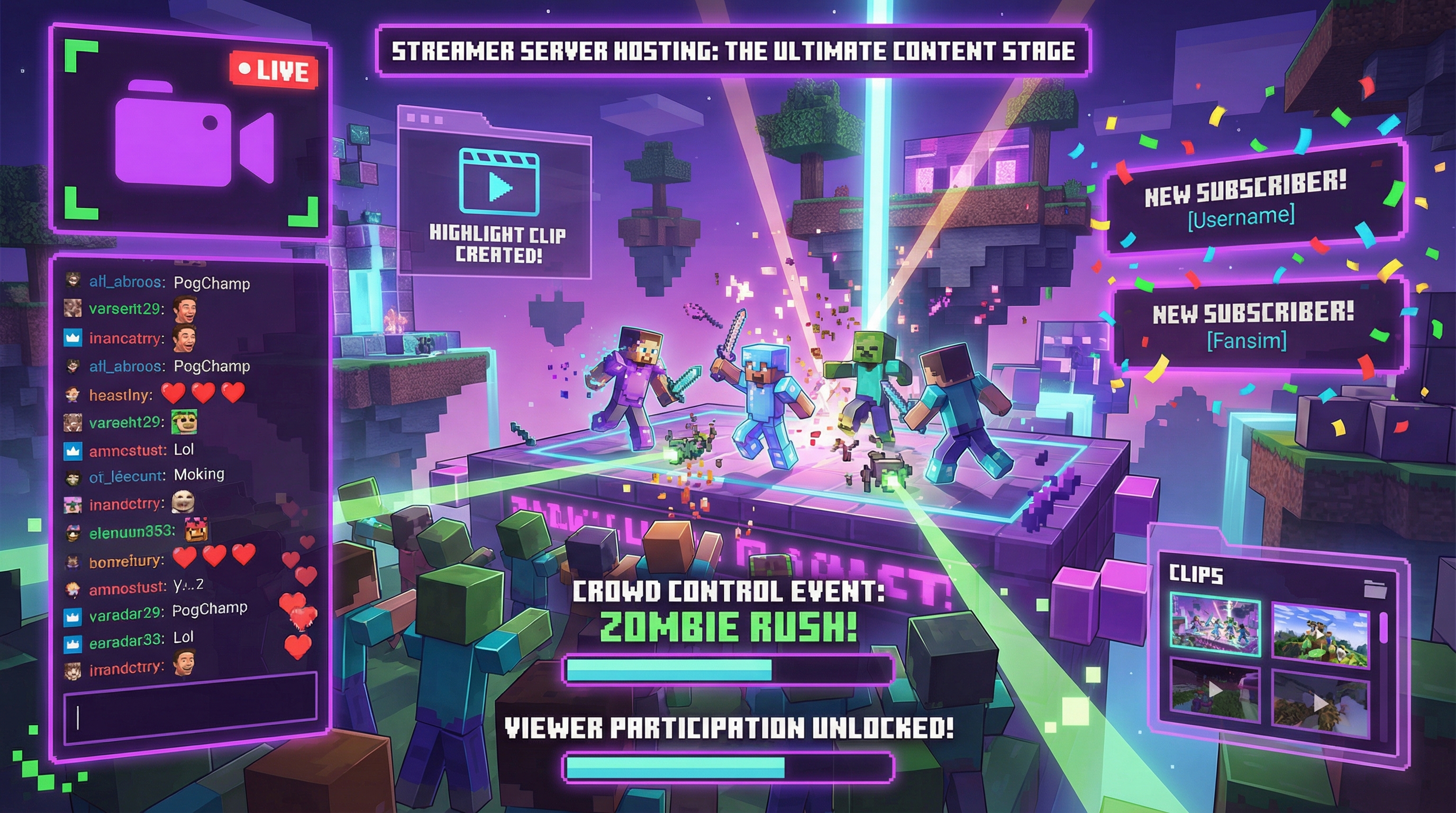 Minecraft Server for Streamers: Build a Server Your Community Will Love