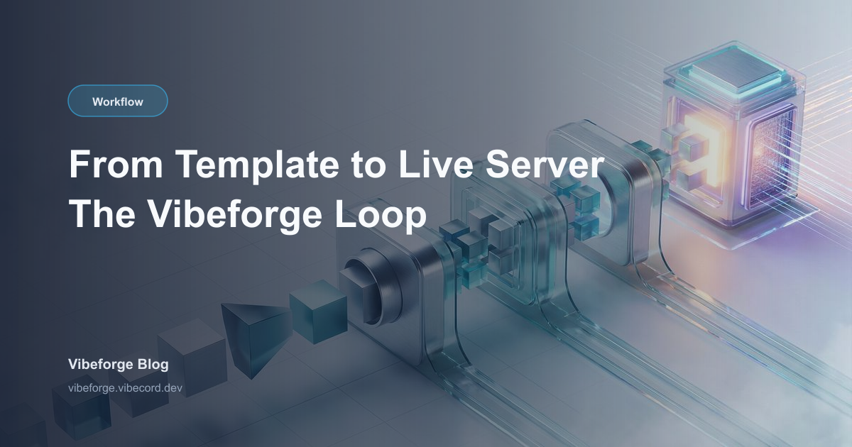 From Template to Live Server: The Vibeforge Loop